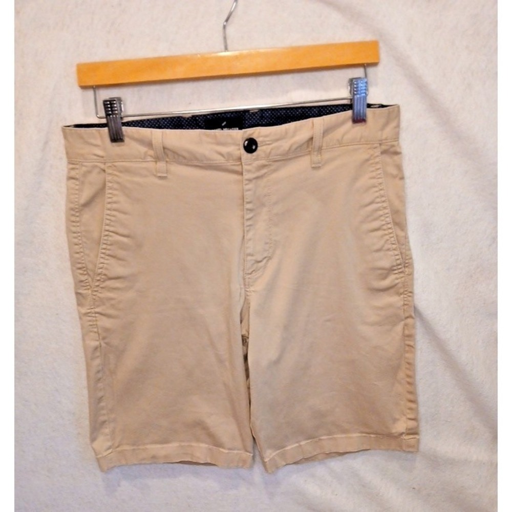 Daniel Hechter Paris‎ Men's Shorts Beige Chino Cotton Blend Size 32 Hiking Golf